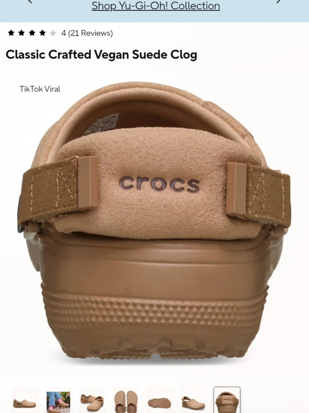 Crocs Kids Classic Suede Clog